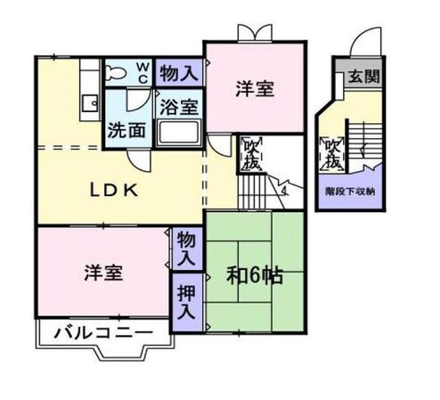 サニータウンの物件間取画像